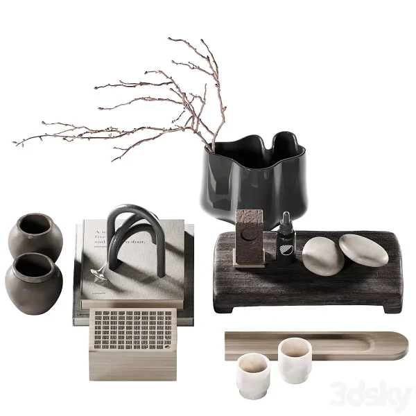 3DSky - Decorative Coffee Table Set 45 - Image 2