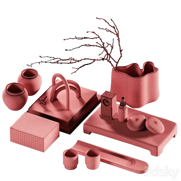3DSky - Decorative Coffee Table Set 45 - Image 3