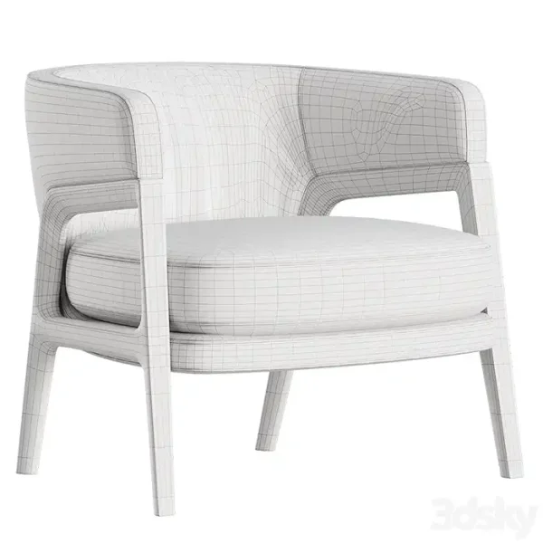 3DSky - Duo Armchair by Paltrona Frau - Image 3