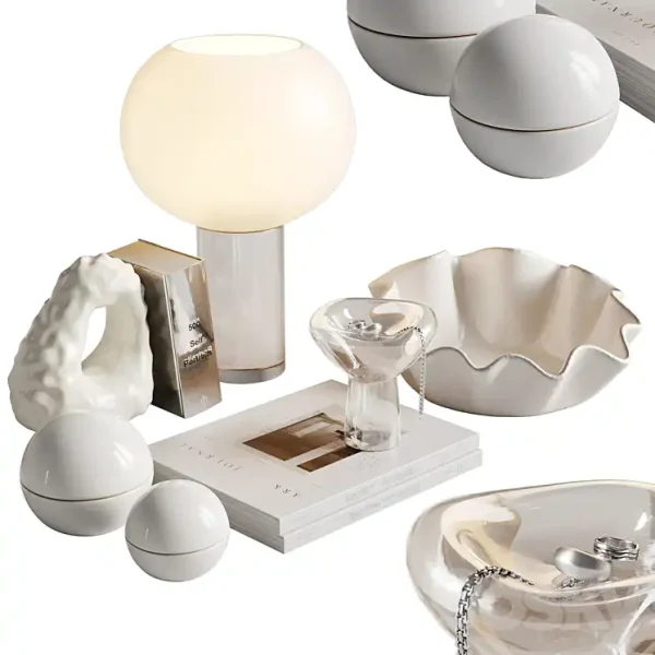 3DSky - Decorative Set White 1