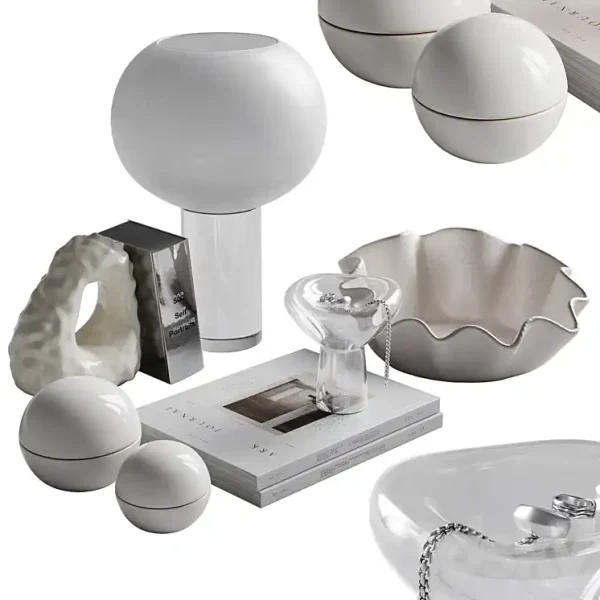 3DSky - Decorative Set White 1 - Image 3