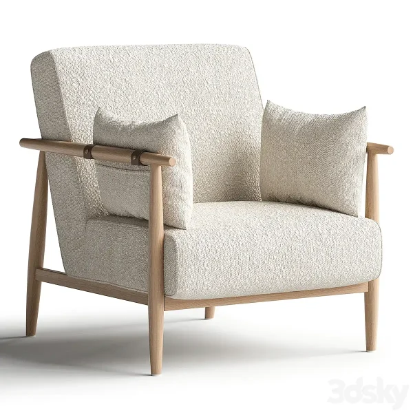 3DSky - Sirolo Oak Armchair