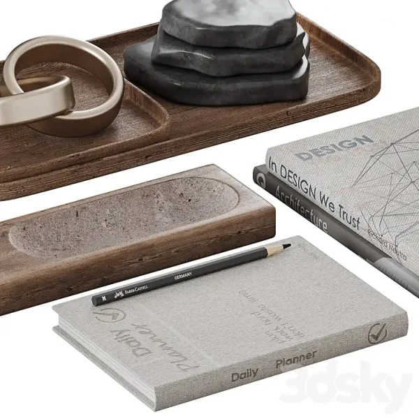 3DSky - 90 Decorative Coffee Table Set - Image 3