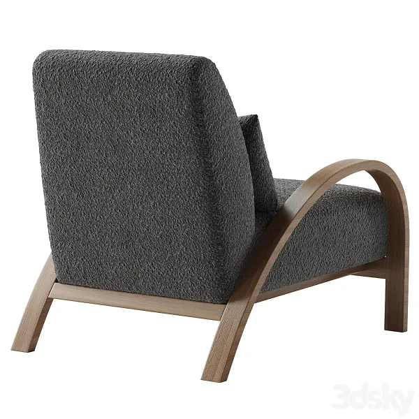 3DSky - Boucle Bentwood Armchair - Image 4
