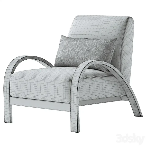 3DSky - Boucle Bentwood Armchair - Image 5