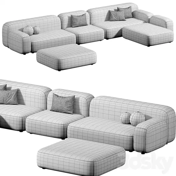 3DSky - Modular Sofa Ribble 3 by Divan - Image 5