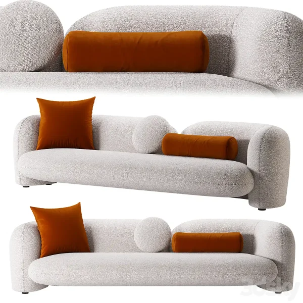 3DSky - Contemporary Three Seater Sofa by Hessentia