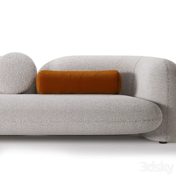 3DSky - Contemporary Three Seater Sofa by Hessentia - Image 2
