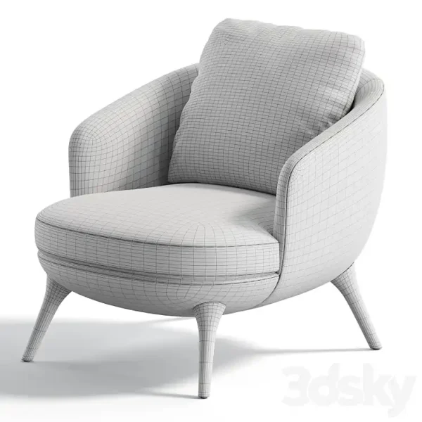 3DSky - Raphael Armchair by Minotti - Image 5