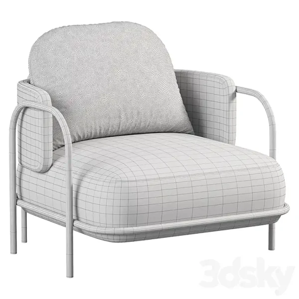 3DSky - GASTON ARMCHAIR By Carpanese Home - Image 3