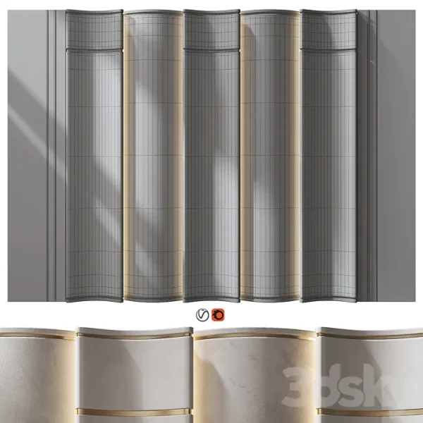 3DSky - Headboard Wall Panel Decor 06 - Image 3