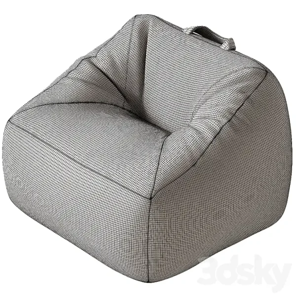 3DSky - Crate and Barrel Kids Lounge Chair - Image 5