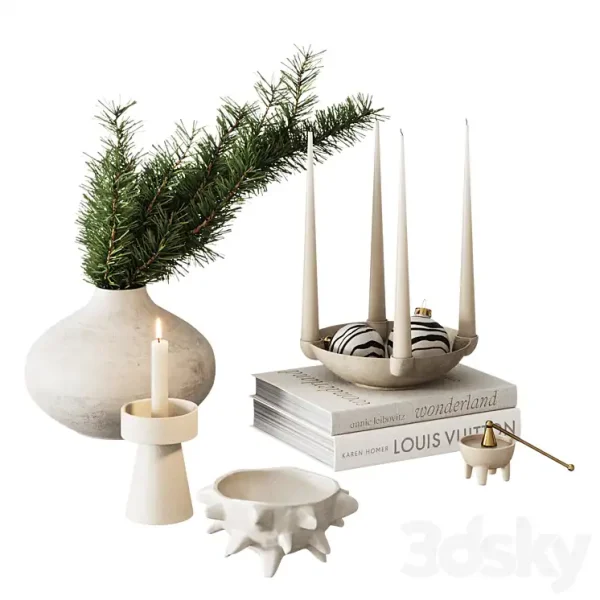 3DSky - Christmas Coffee Table Set