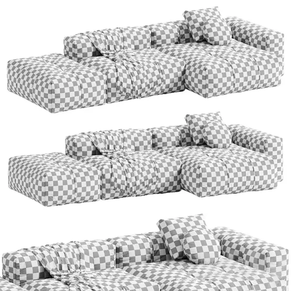 3DSky - Saba Italia PIXEL Levi Sofa - Image 4