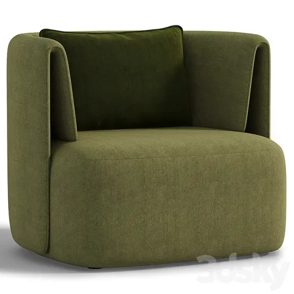 3DSky - Elio Swivel Barrel Chair - Image 2