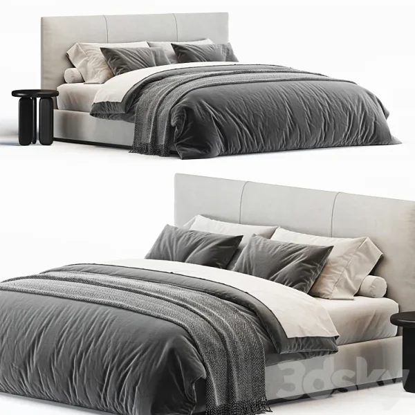 3DSky - Laurent Upholstered Bed