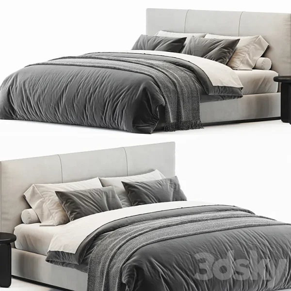 3DSky - Laurent Upholstered Bed - Image 2