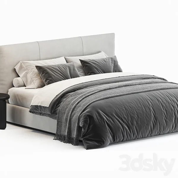 3DSky - Laurent Upholstered Bed - Image 3