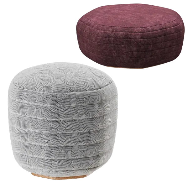 3DSky - GALEATA Round Pouf by Paola Zani - Image 2