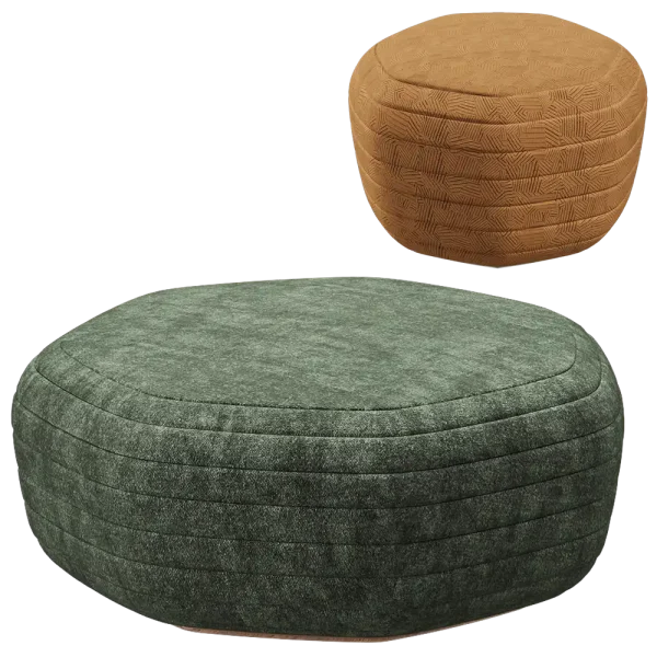 3DSky - GALEATA Round Pouf by Paola Zani