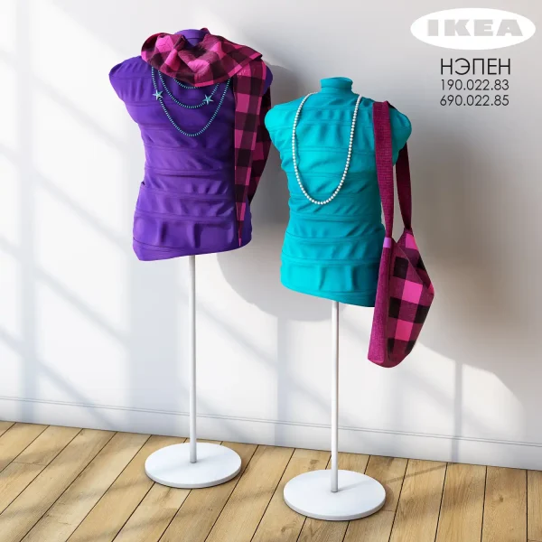 3DSky - NEPEN Dummy Clothes Rack from IKEA
