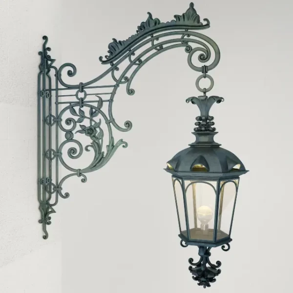 3DSky - Wrought Iron Wall Lamp
