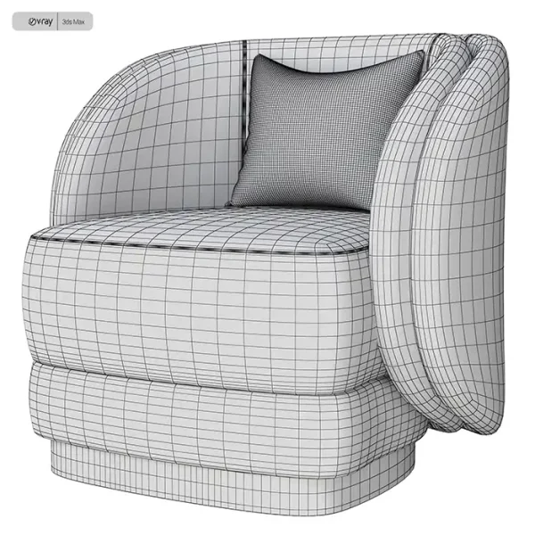 3DSky - Laskasas Ambrose Armchair - Image 5
