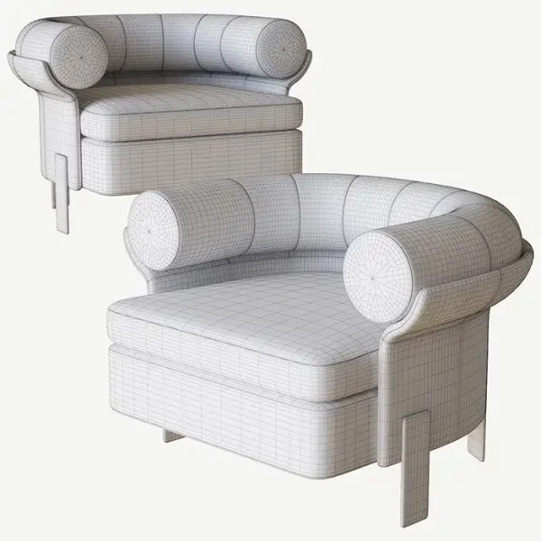3DSky - Mattia Armchair Minotti - Image 3