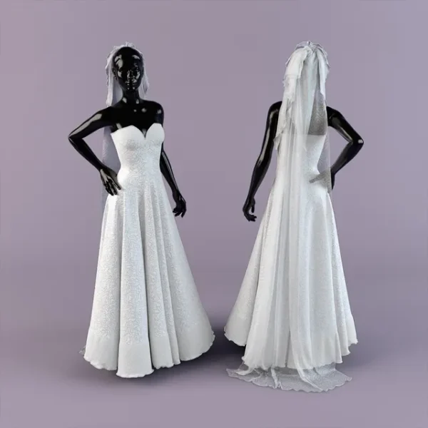 3DSky - Wedding Dress 2