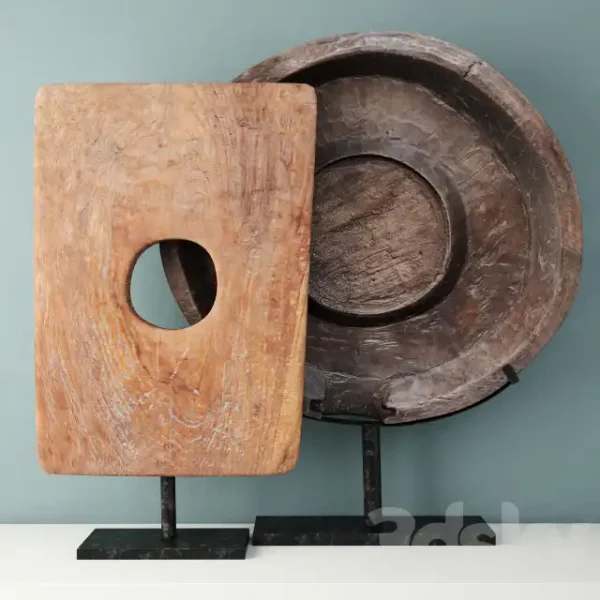 3DSky - Teakwood Sculptures on Stand