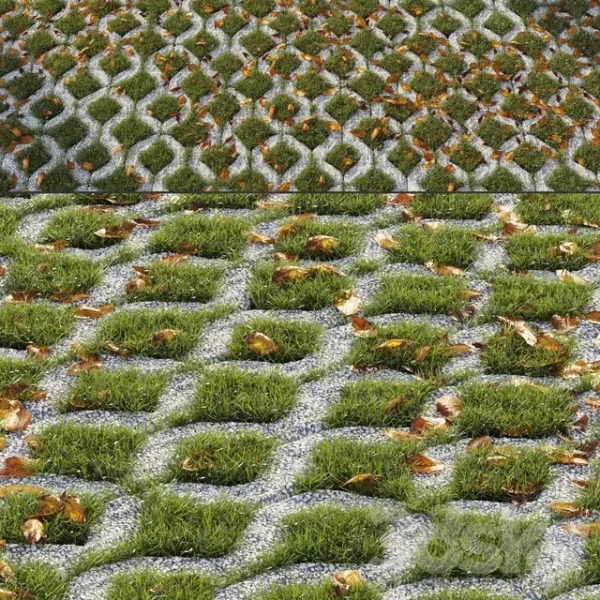 3DSky - Grass in the Square Brick - Image 2