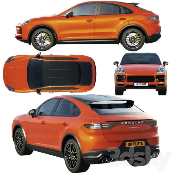 3DSky - Porsche Cayenne Coupe Turbo 2019 - Image 2