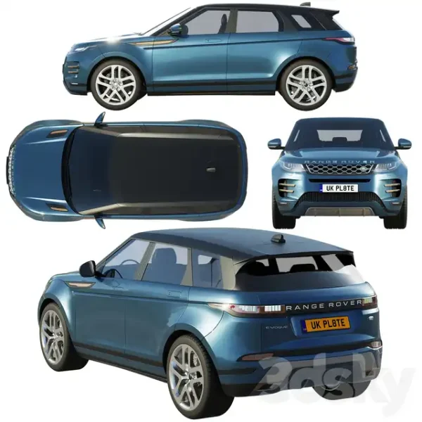 3DSky - Land Rover Range Rover Evoque R Dynamic 2019 1 - Image 2