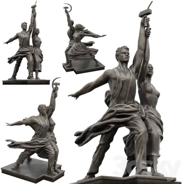 3DSky - Worker and Collective Farmer - Image 2