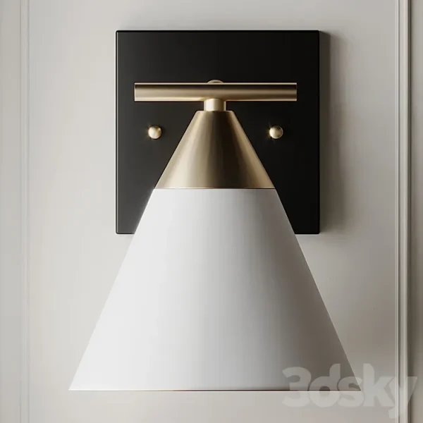 3DSky - YOUNG HOUSE LOVE CLAD CONE BATH SCONCE - Image 2