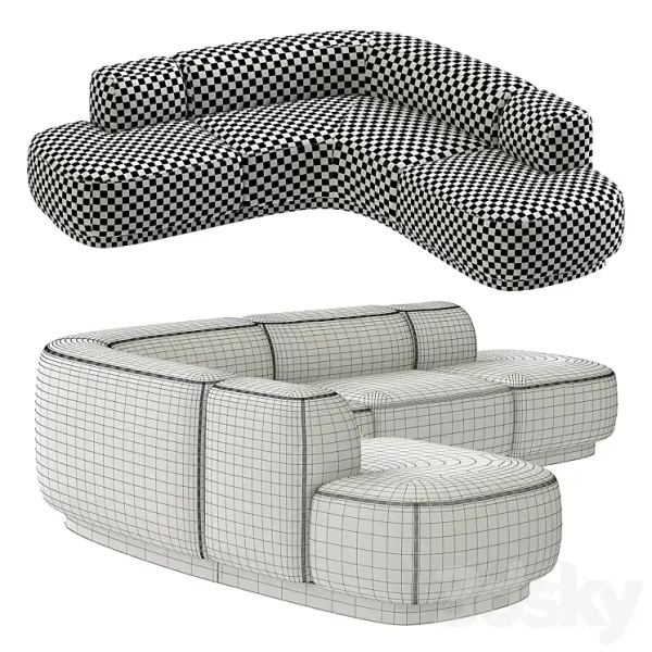 3DSky - BO HIGH Sofa by Piet Boon - Image 4