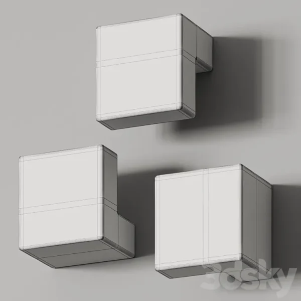 3DSky - Toscot Edge Wall Lamp - Image 2