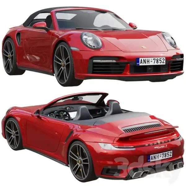 3DSky - Porsche 911 Turbo S Cabriolet 2021