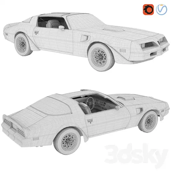 3DSky - Pontiac Firebird Trans Am 1977 - Image 3