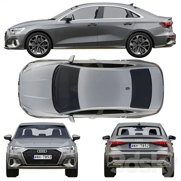 3DSky - Audi A3 Limousine 2021 - Image 5