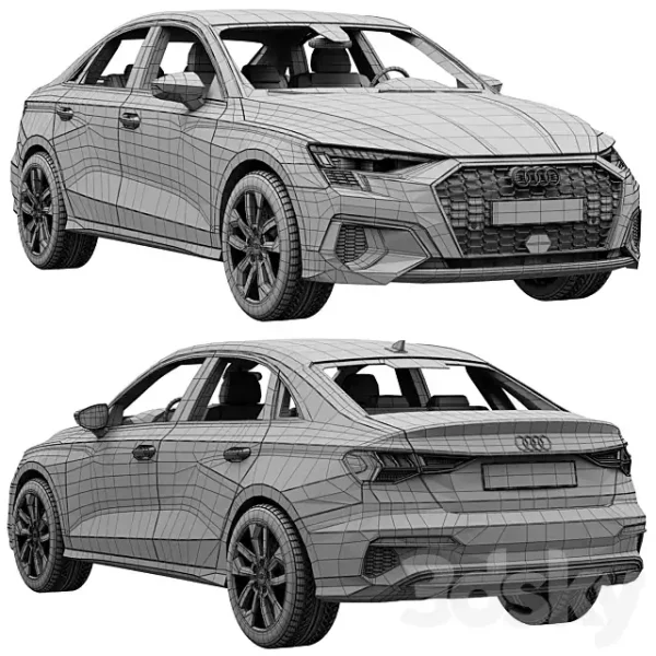 3DSky - Audi A3 Limousine 2021 - Image 3