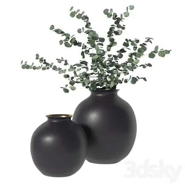 3DSky - RH Burnished Brass Vase