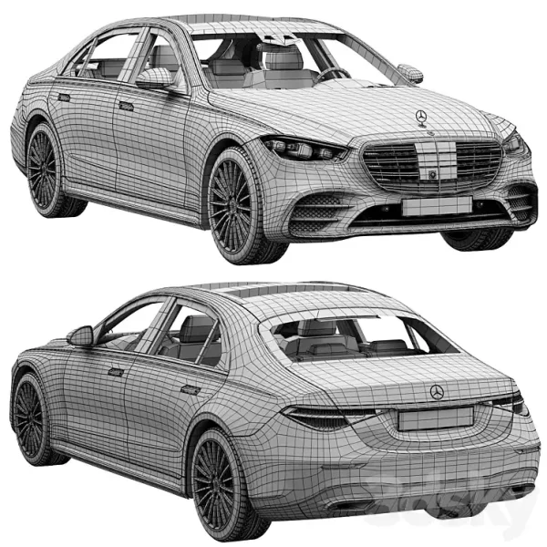 3DSky - Mercedes Benz S Class AMG 2021 w223 - Image 5