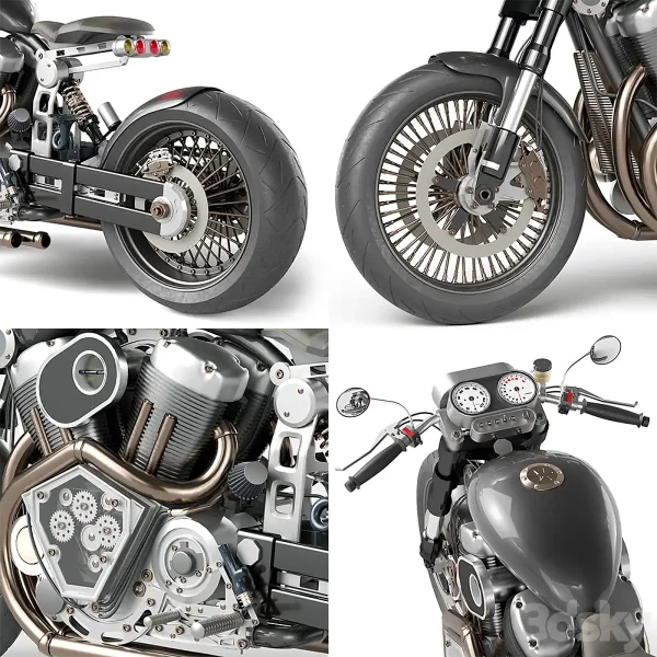 3DSky - Custom Motorcycle - Image 3
