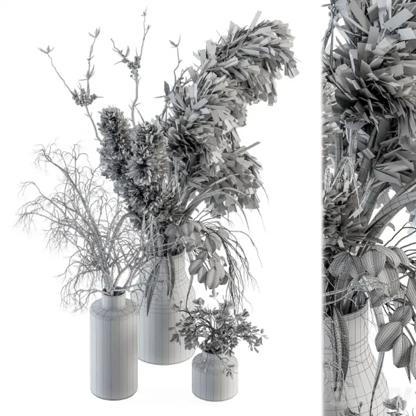 3DSky - Dry plants 70 Dried Pampas Set - Image 5
