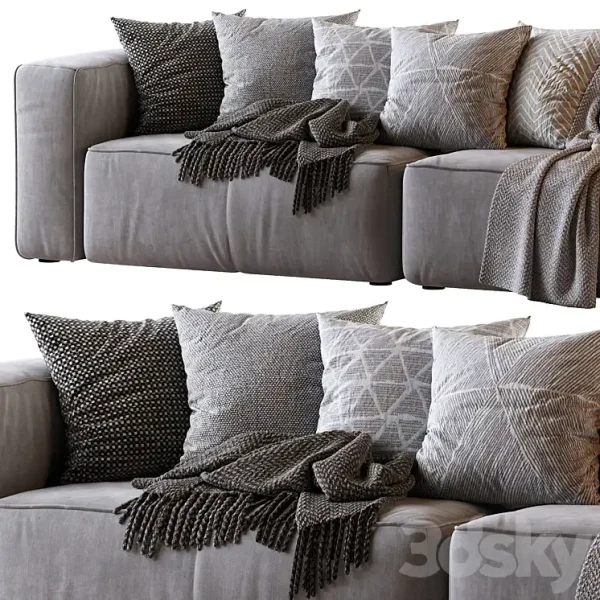 3DSky - Mello Taos Brown Right Arm Corner Sectional 1 - Image 4