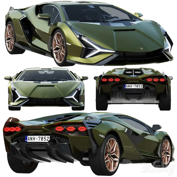 3DSky - Lamborghini Sian - Image 2