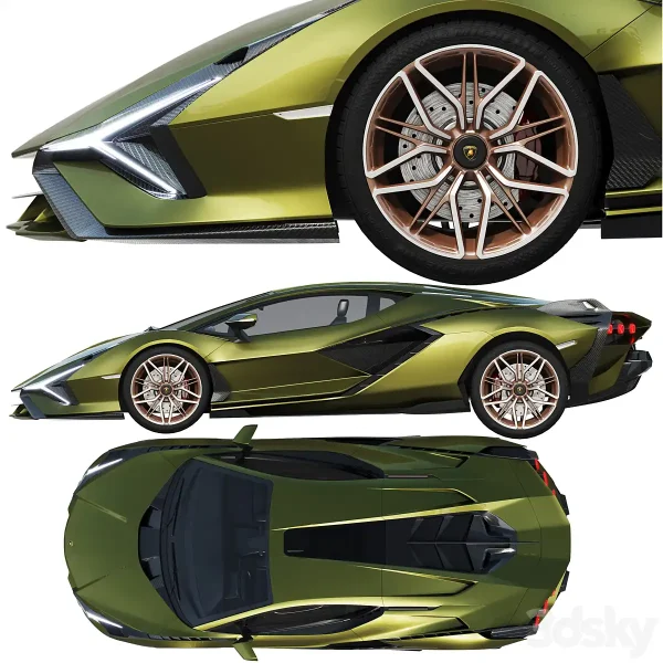 3DSky - Lamborghini Sian - Image 3