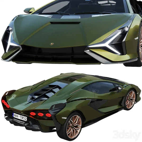 3DSky - Lamborghini Sian - Image 4