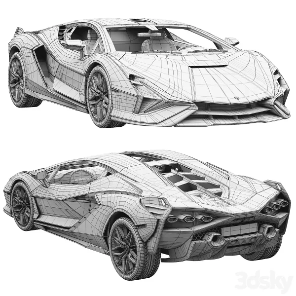 3DSky - Lamborghini Sian - Image 5